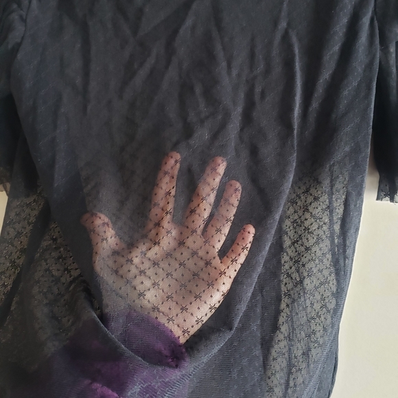 Black Large Blouse - Picture 2 of 4